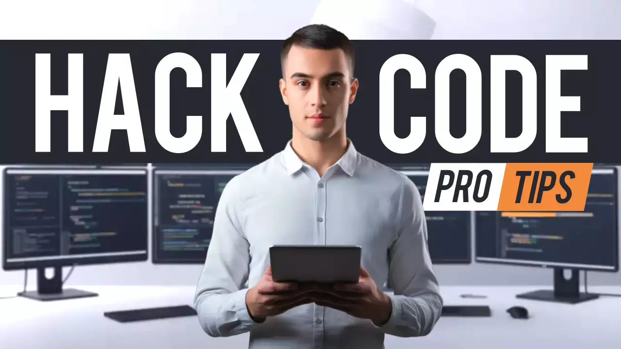 zwarte moderne codeerhandleiding