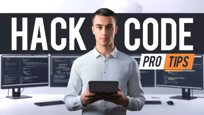 zwarte moderne codeerhandleiding