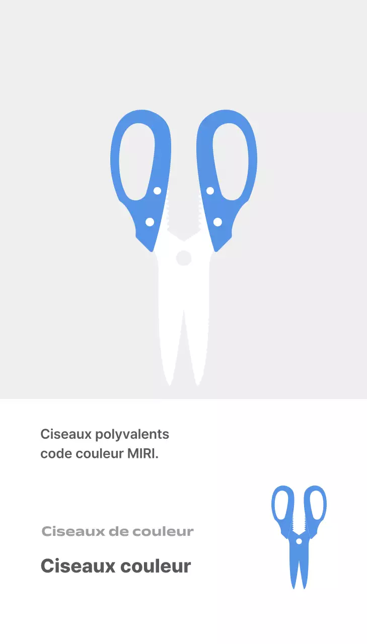 Papeterie grise simple annonce mercerie