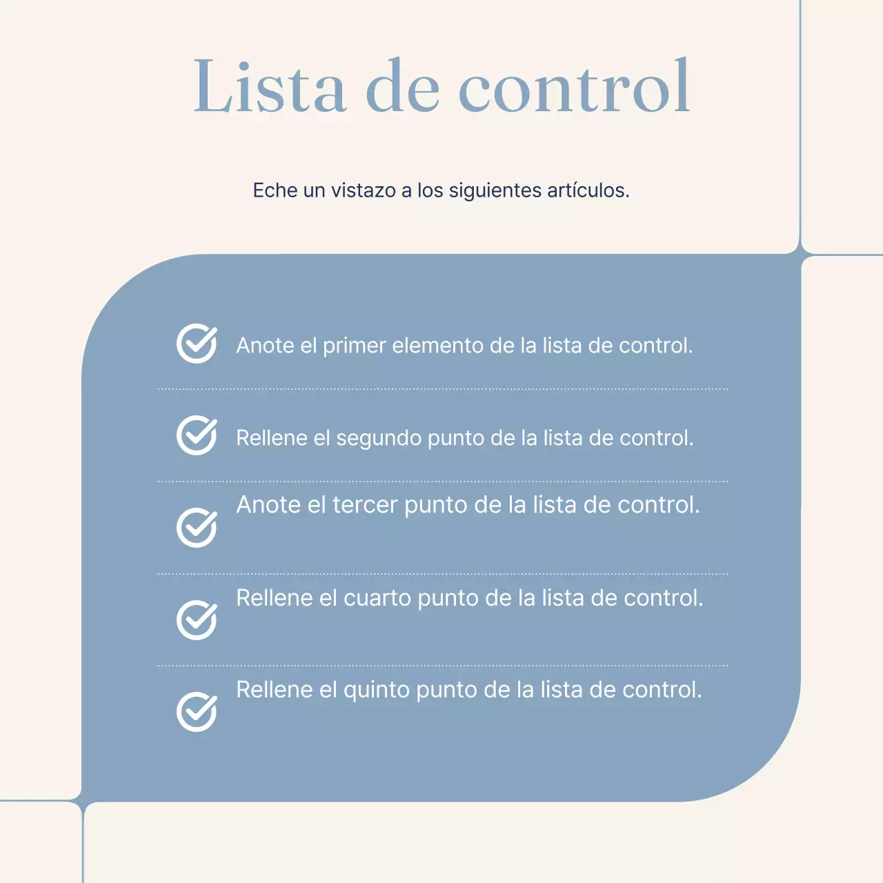 Guía de diseño minimalista en azul claro