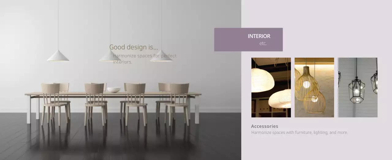 Beige Minimalist Interior Calendar