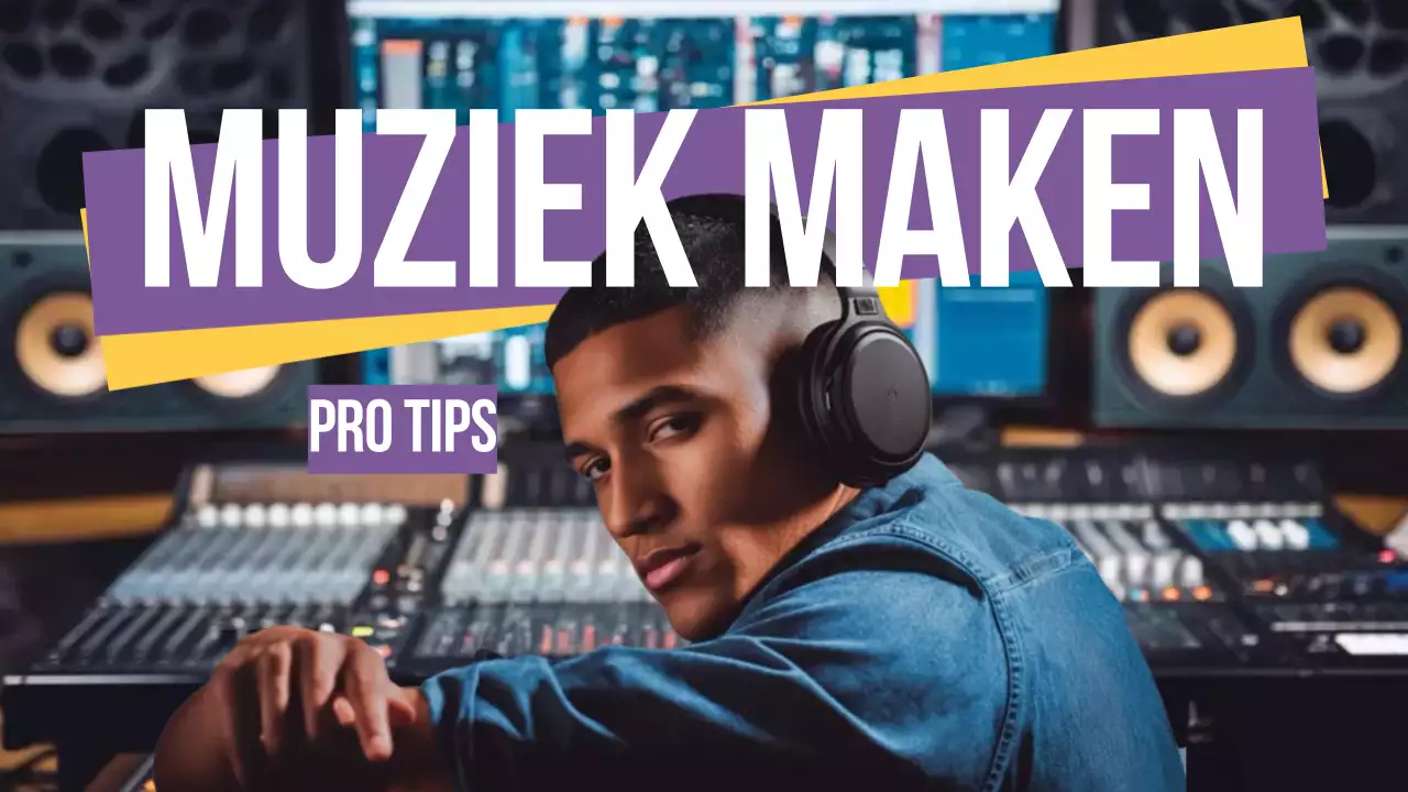 paarse moderne muziekgids