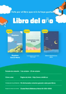 Eventos de lectura Blue Cosy