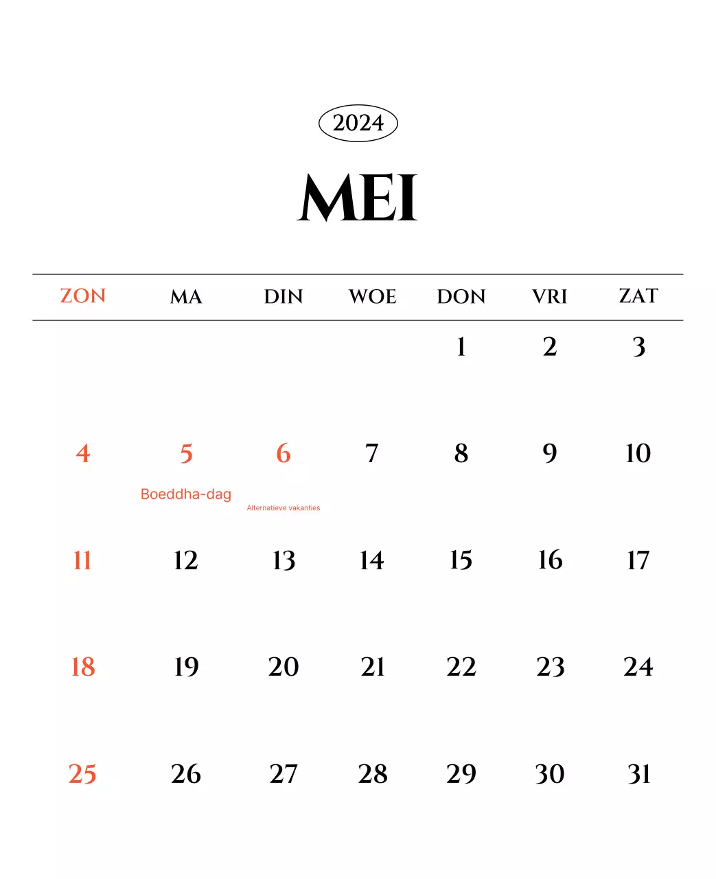 Eenvoudige kalender met zwart-wit emotionele reisfotografie concept