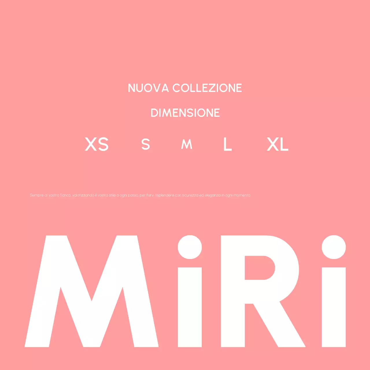 Annuncio di moda moderna in rosa