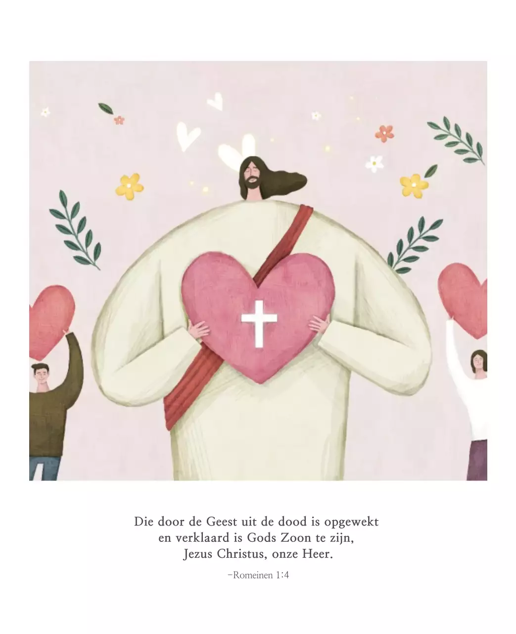 Pastel schone illustratie kerk