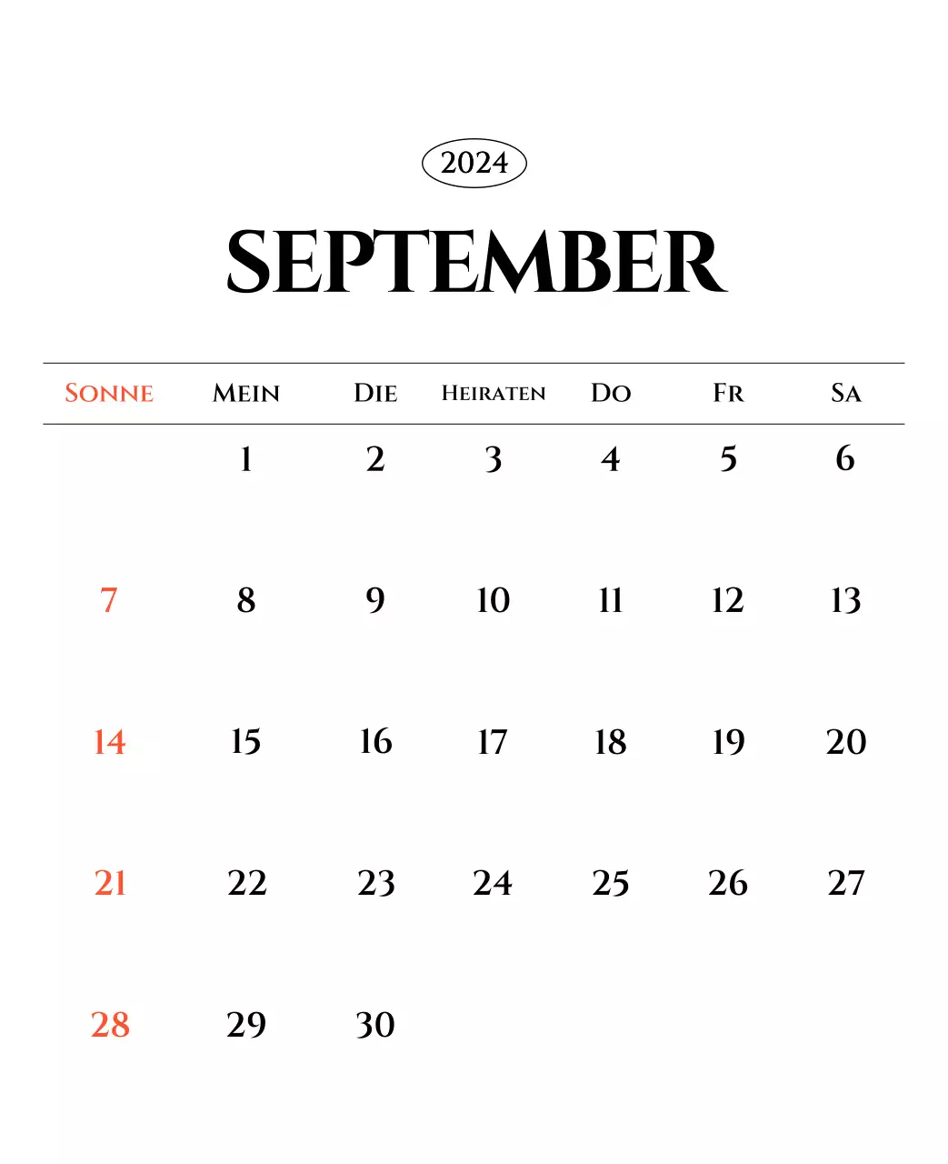 Einfacher Kalender mit schwarzer und weißer emotionaler Reisefotografie Konzept