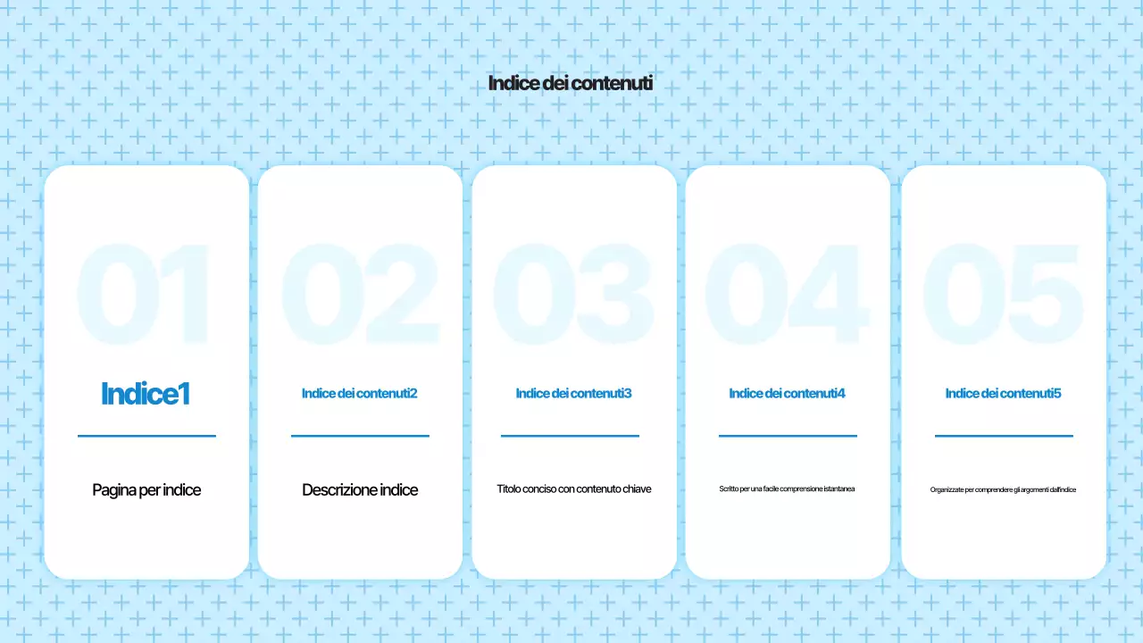 Annunci di presentazione moderni blu