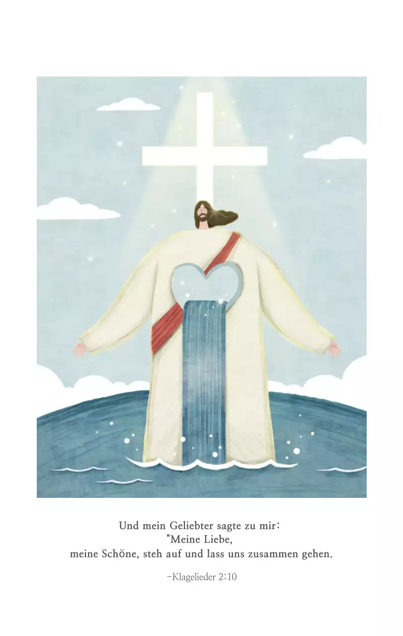 Pastell saubere Illustration Kirche