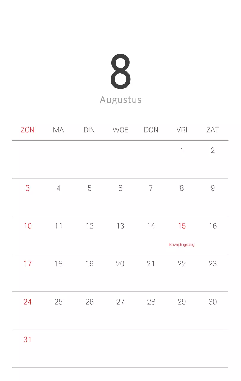 Witte schone botanische natuurkalender