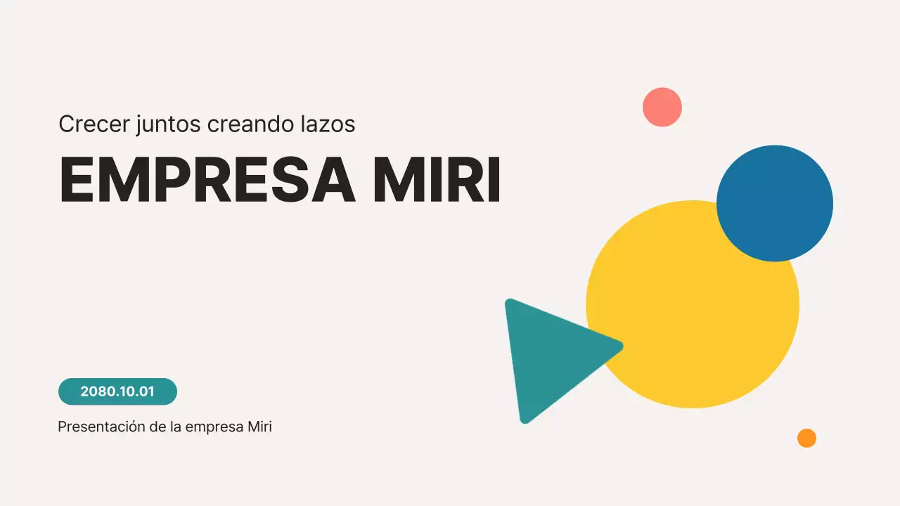 Beige Modern Quiénes somos Descripción