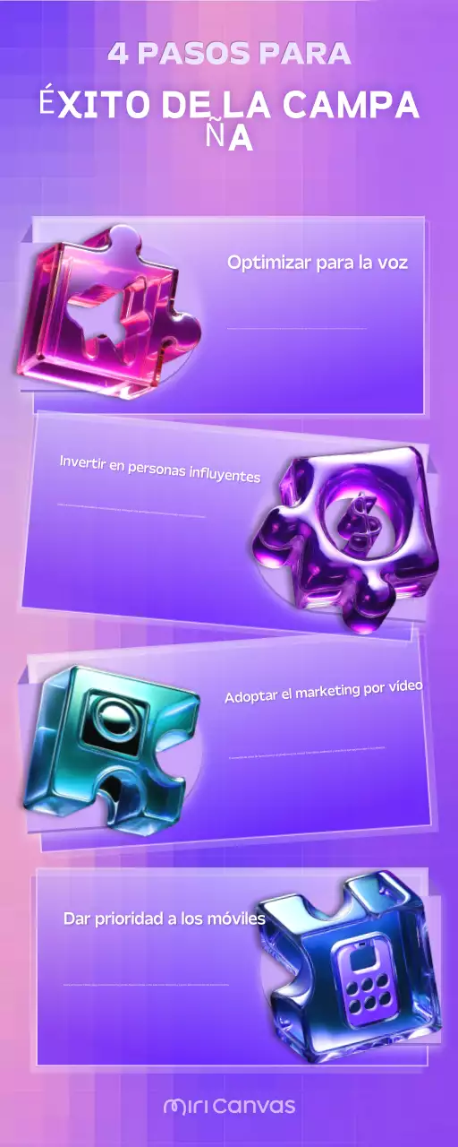 estrategia de marketing creativa púrpura