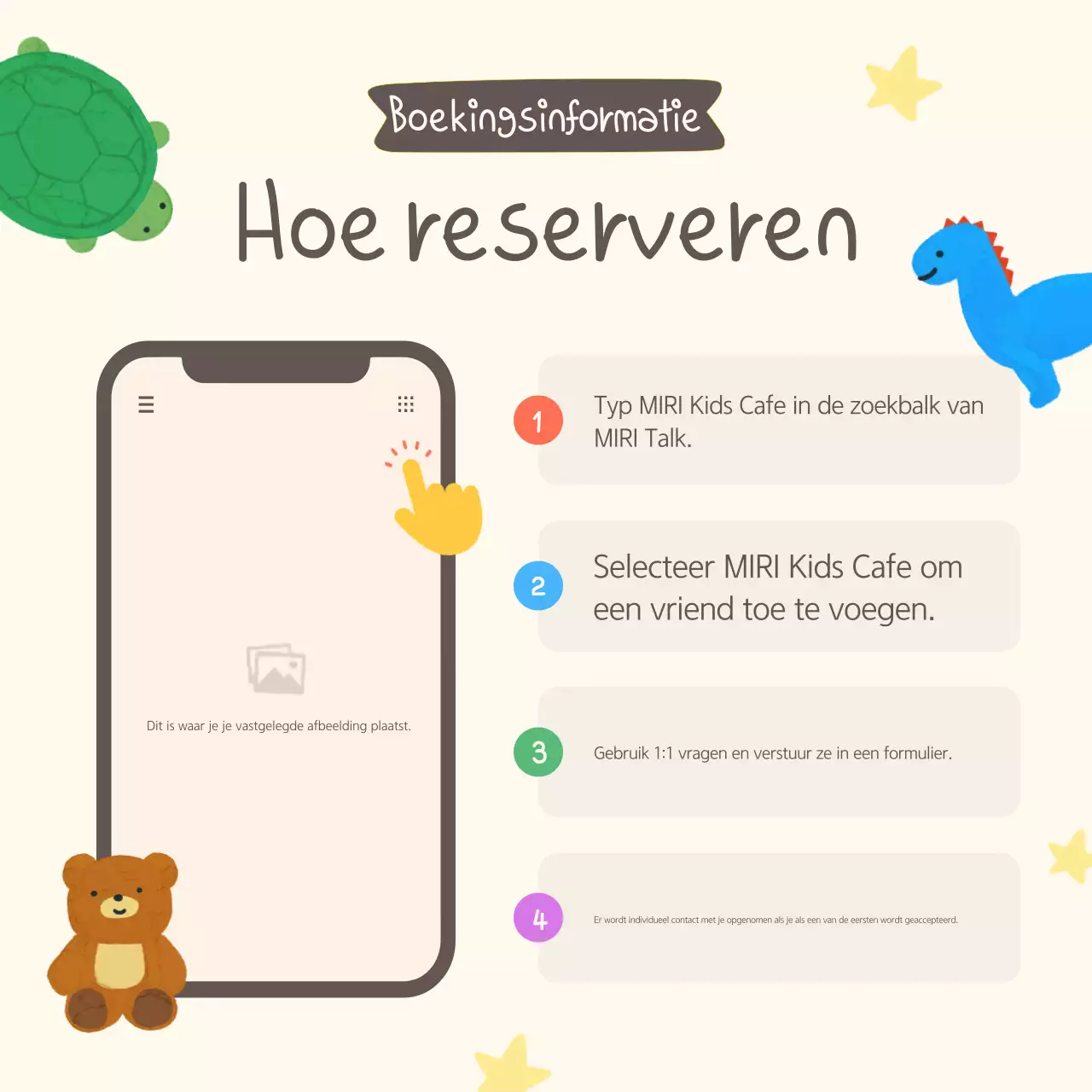 De gezellige kindercafés van Ivory promoten