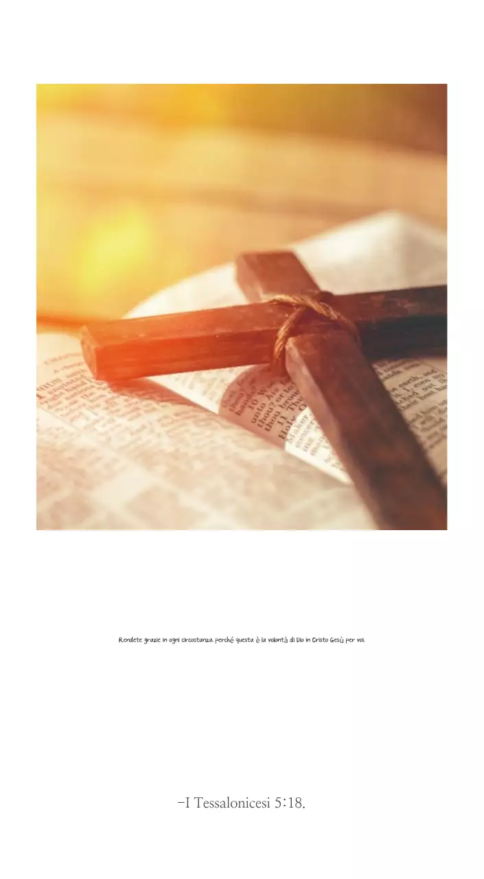 Promozione della chiesa biblica in calligrafia semplice