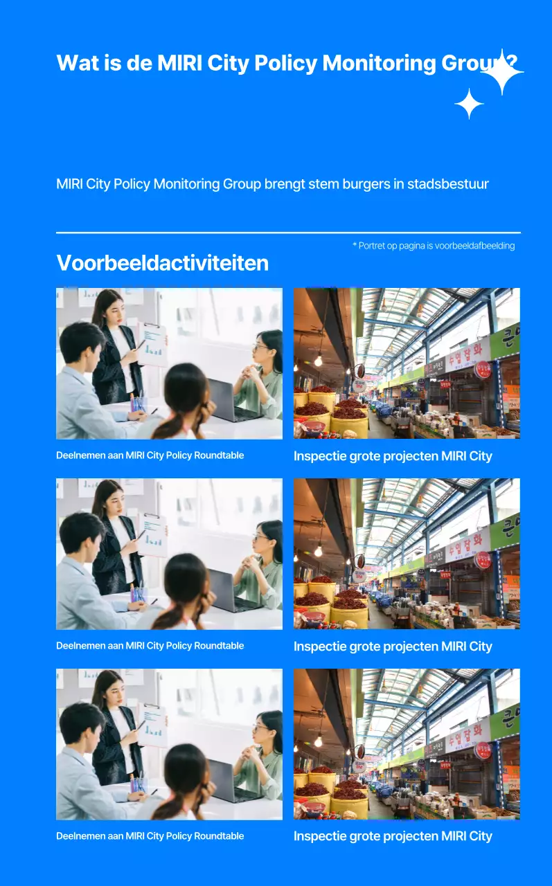 Aanwerving bevorderen voor de Blue Modern Policy Monitoring Group