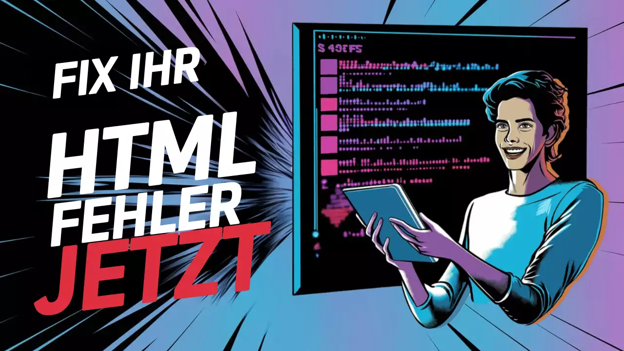 lila Comic HTML-Anleitung