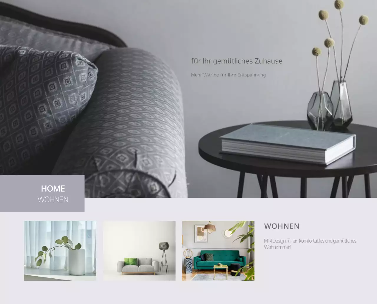 Beigefarbener minimalistischer Innenkalender