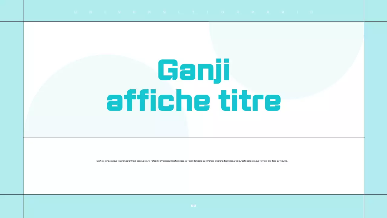 Présentations claires et faciles à éditer en blanc et bleu clair