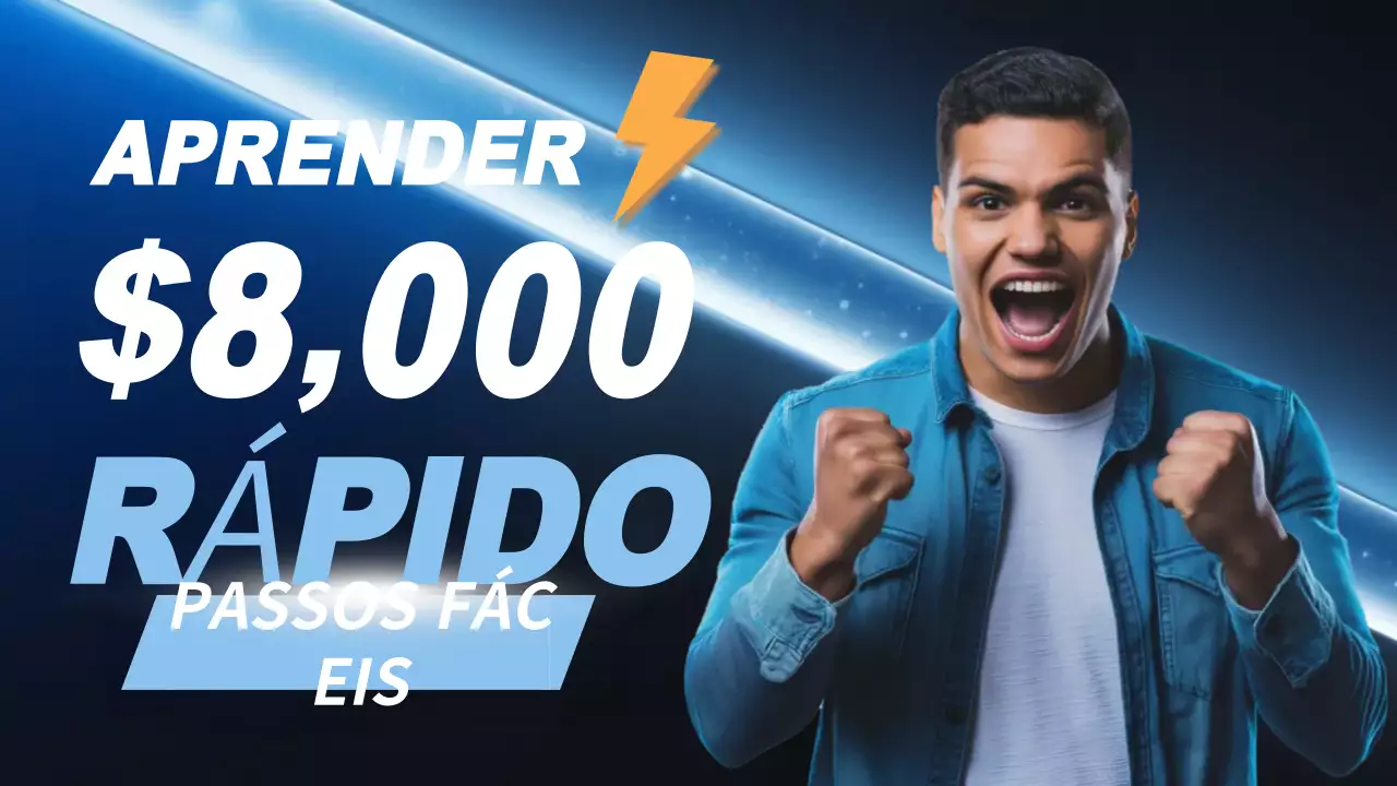 promoção financeira blue modern