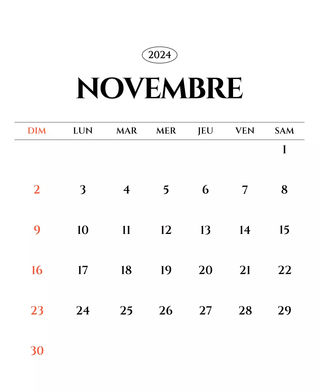 Calendrier simple avec un concept de photographie de voyage émotionnel en noir et blanc