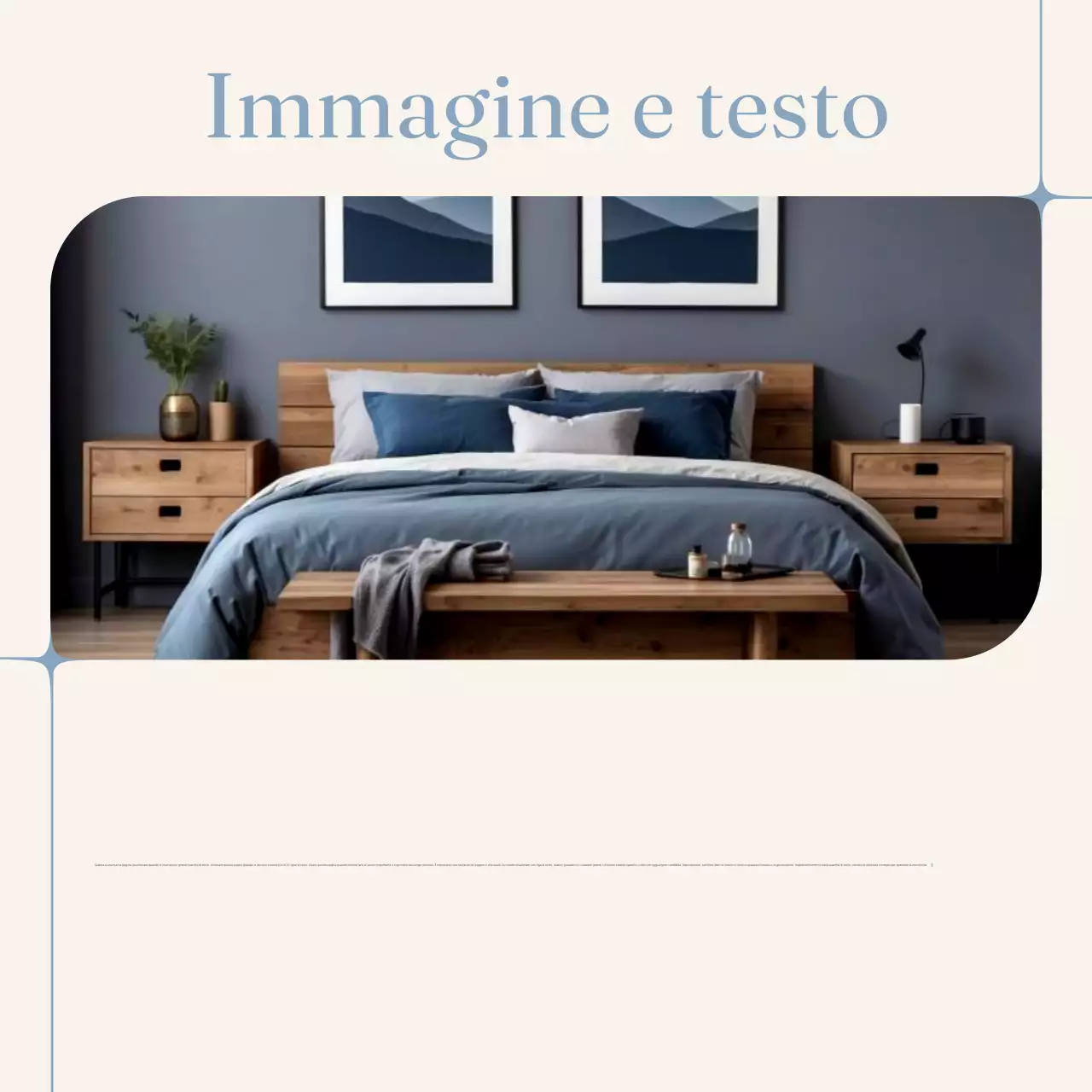 Guida al design minimalista azzurro