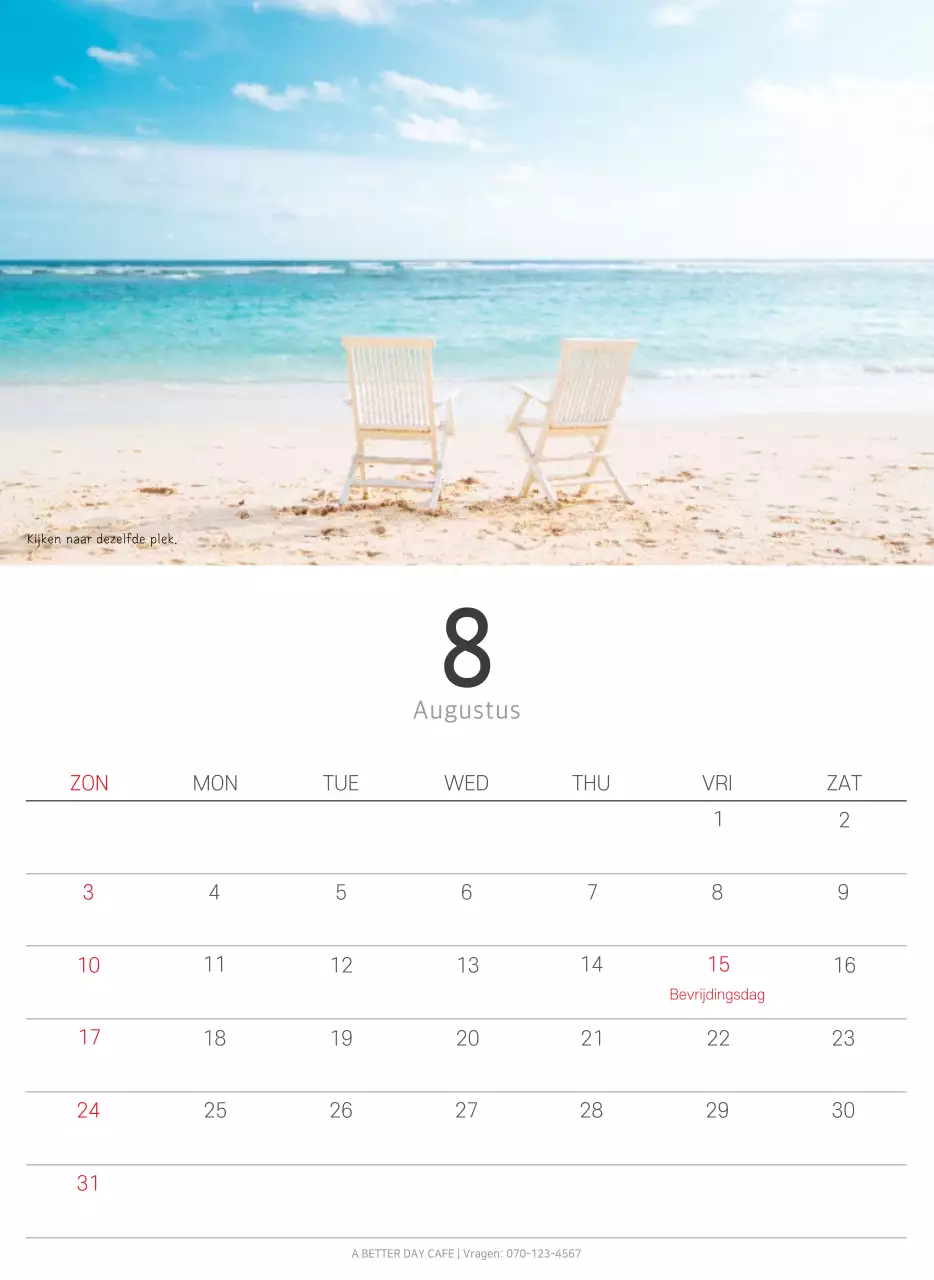 Witte schone botanische natuurkalender