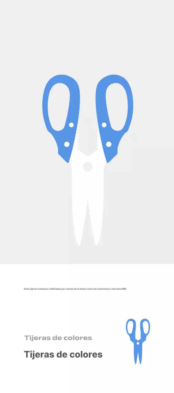 Anuncio de mercería de papelería sencilla gris