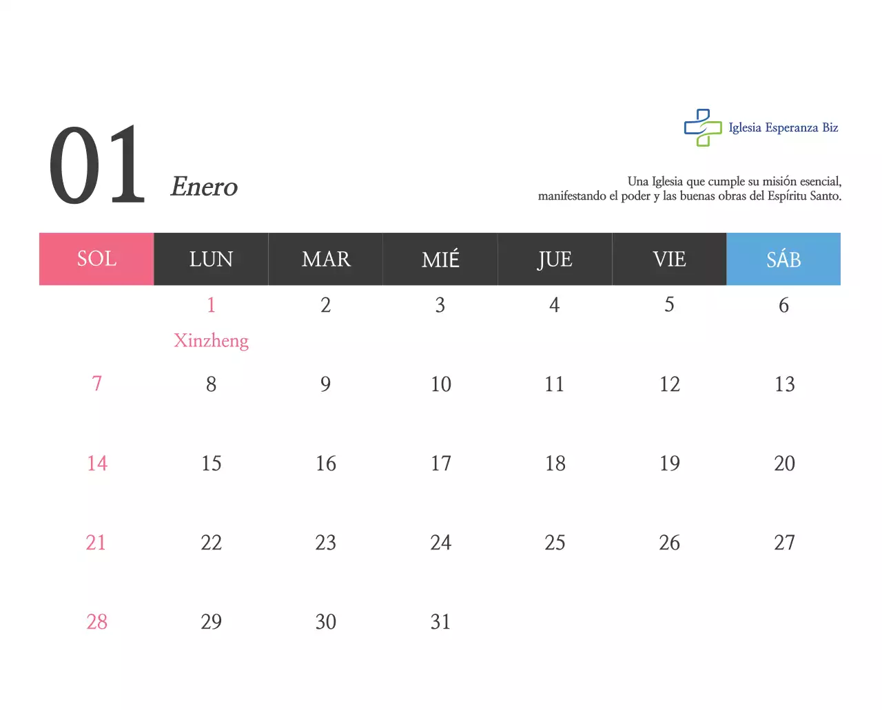 Caligrafía sencilla Promoción de la Biblia en la Iglesia