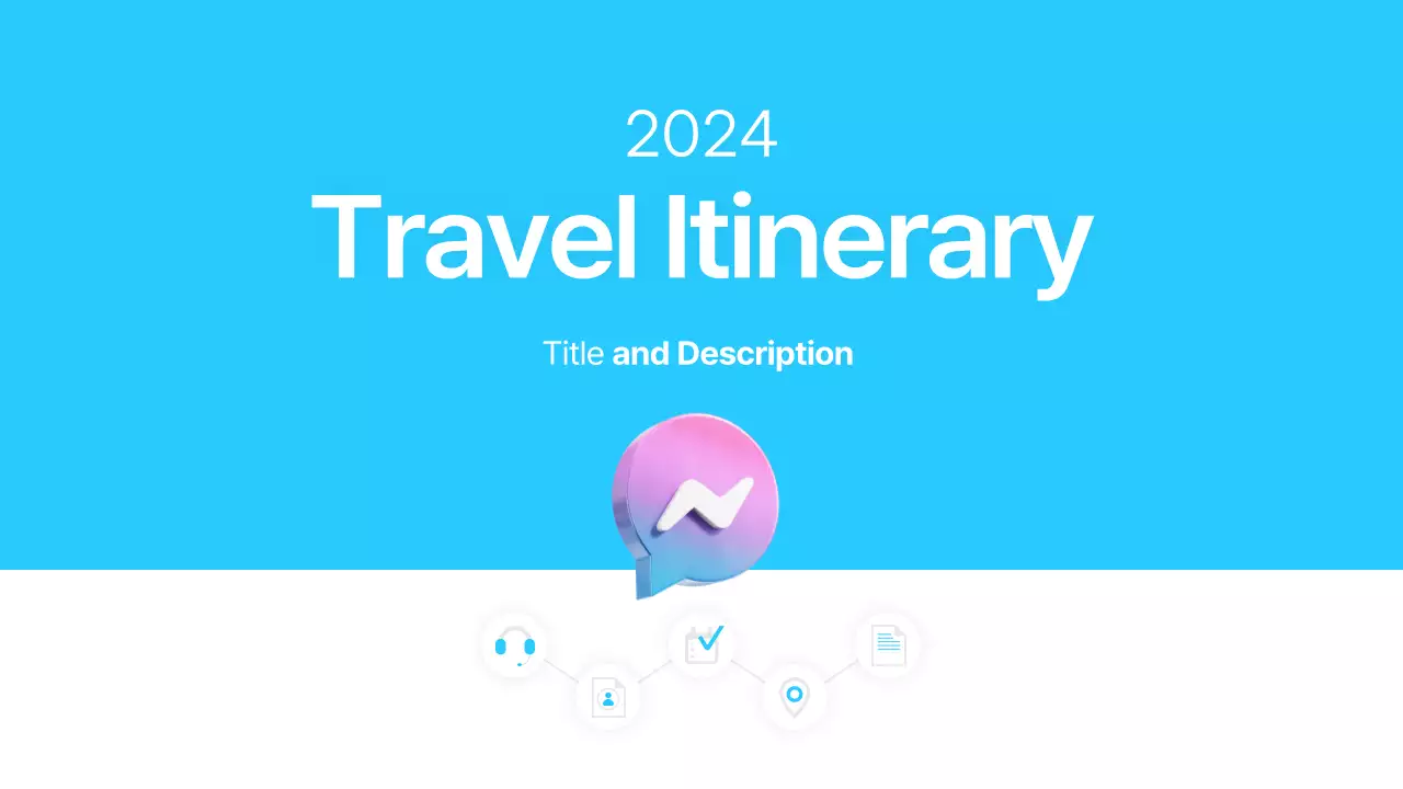 Blue Modern Travel Guide Presentation