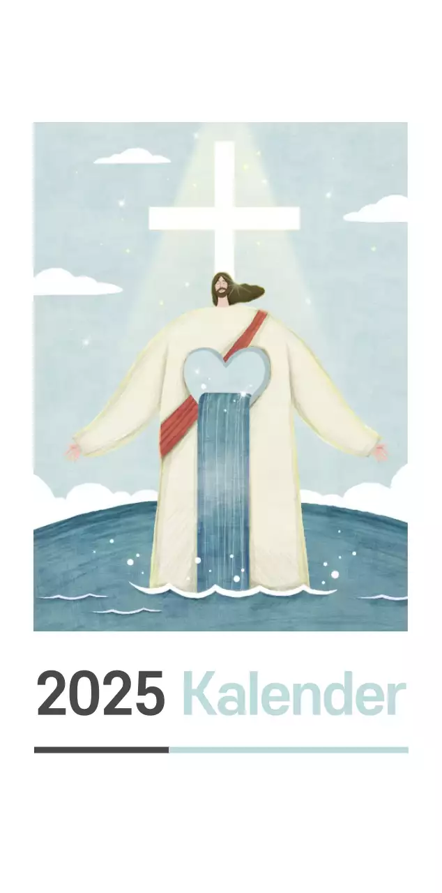 Pastell saubere Illustration Kirche