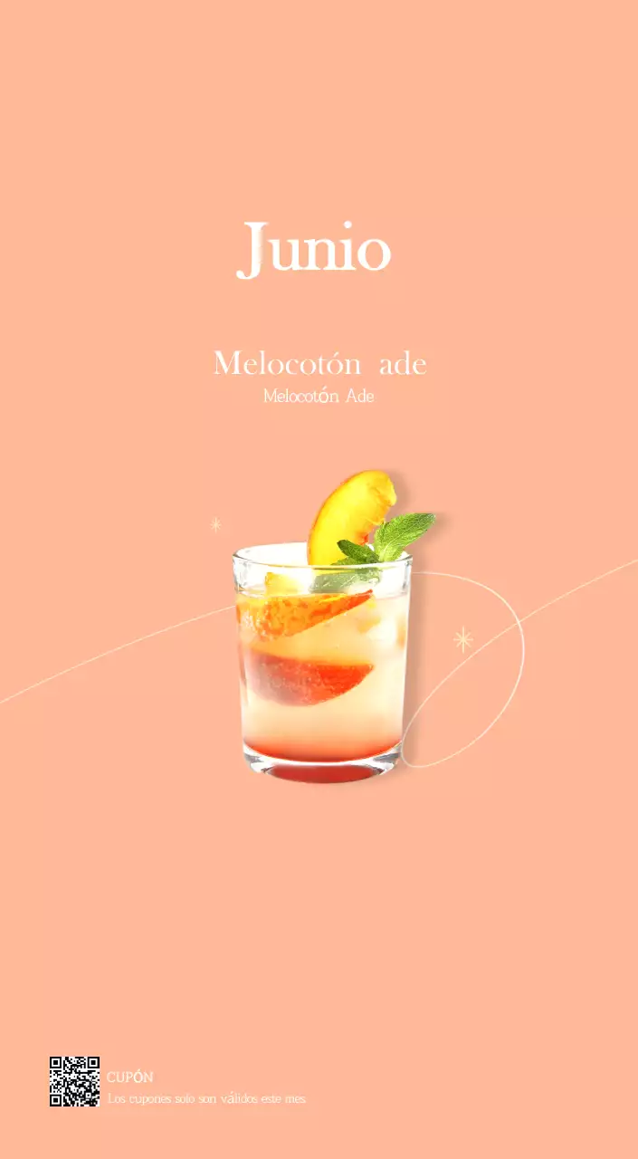 Un moderno calendario de cafeterías con recomendaciones para la bebida del mes