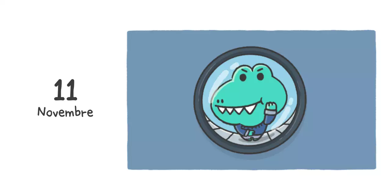 Un calendario con un simpatico concetto di illustrazione di Ago