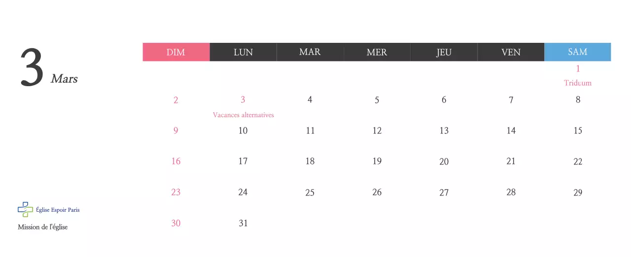 Calligraphie simple Promotion de l'église biblique