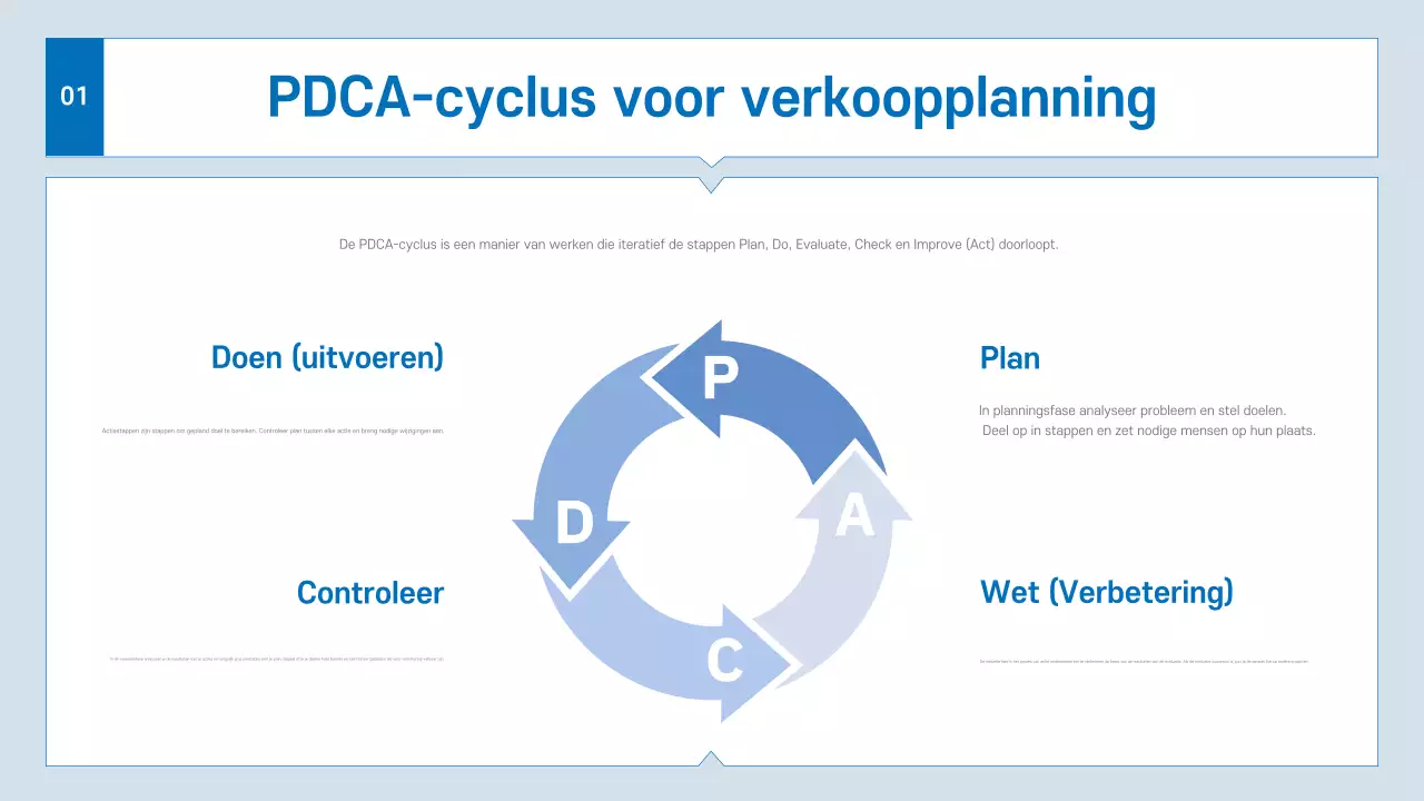 Blue Modern Zakelijke Prospectus