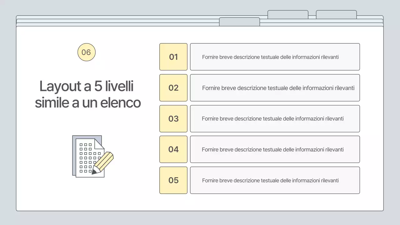 Un business plan semplice e grigio