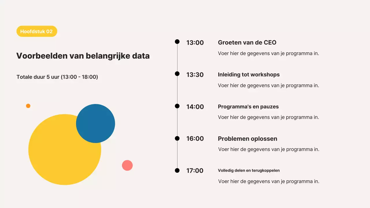 Beige Modern Over Ons Beschrijving