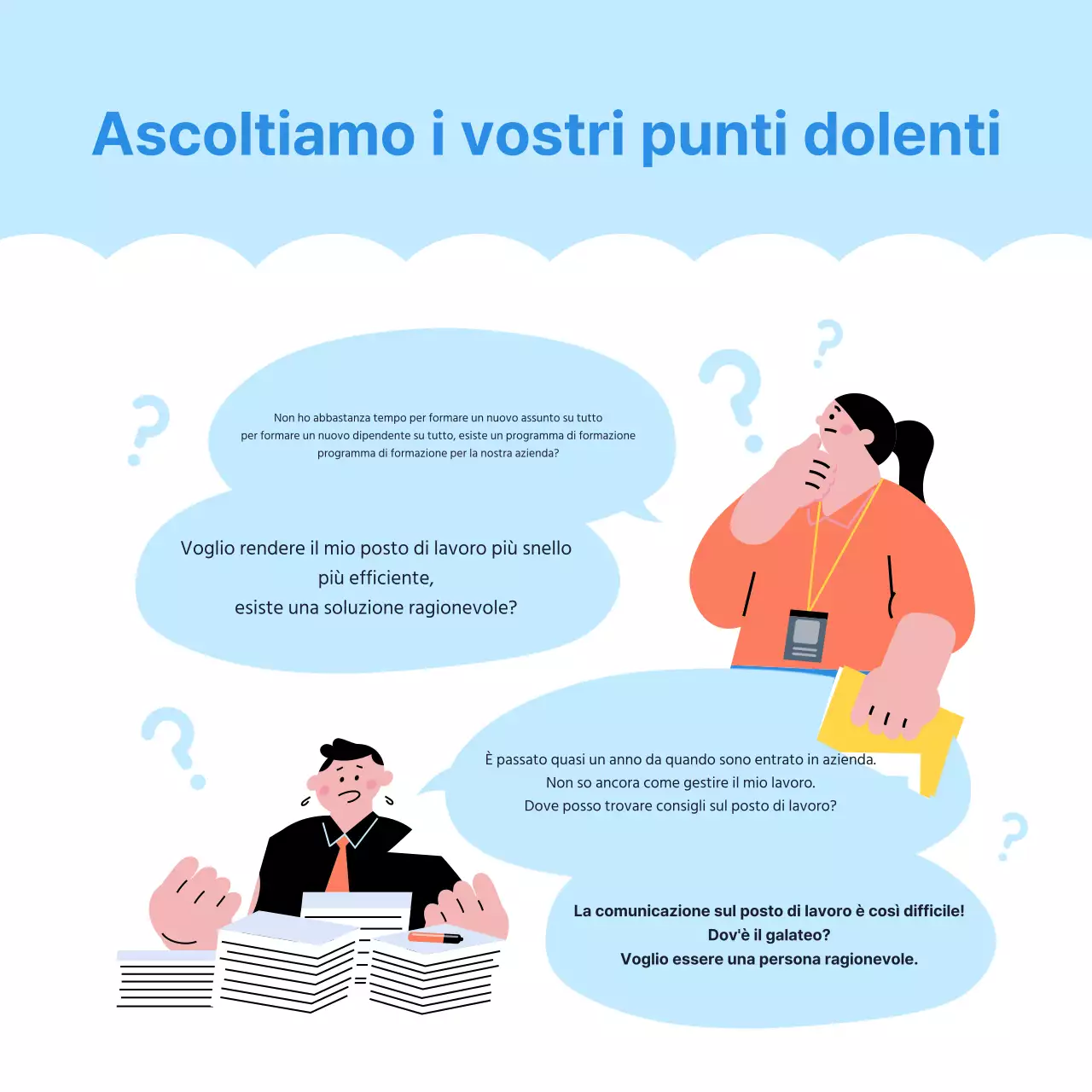 Reclutamento di giovani uomini in azzurro