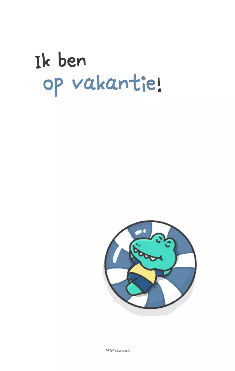 Een kalender met een schattig Ago-illustratieconcept