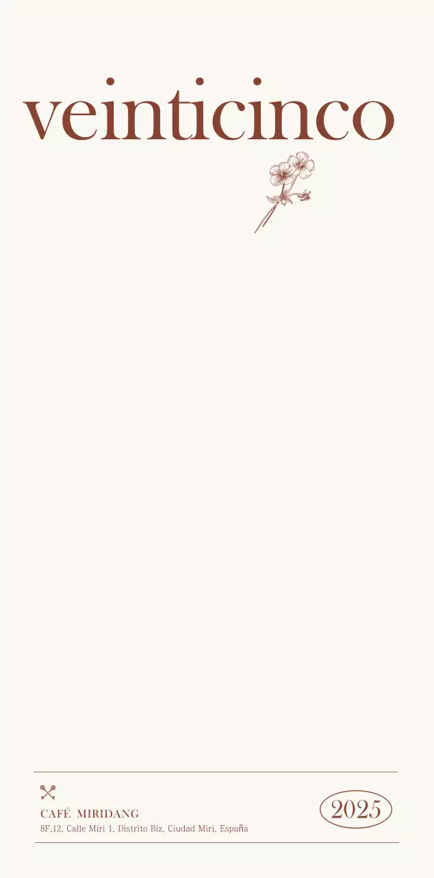 Promover Beige Vintage Cafe