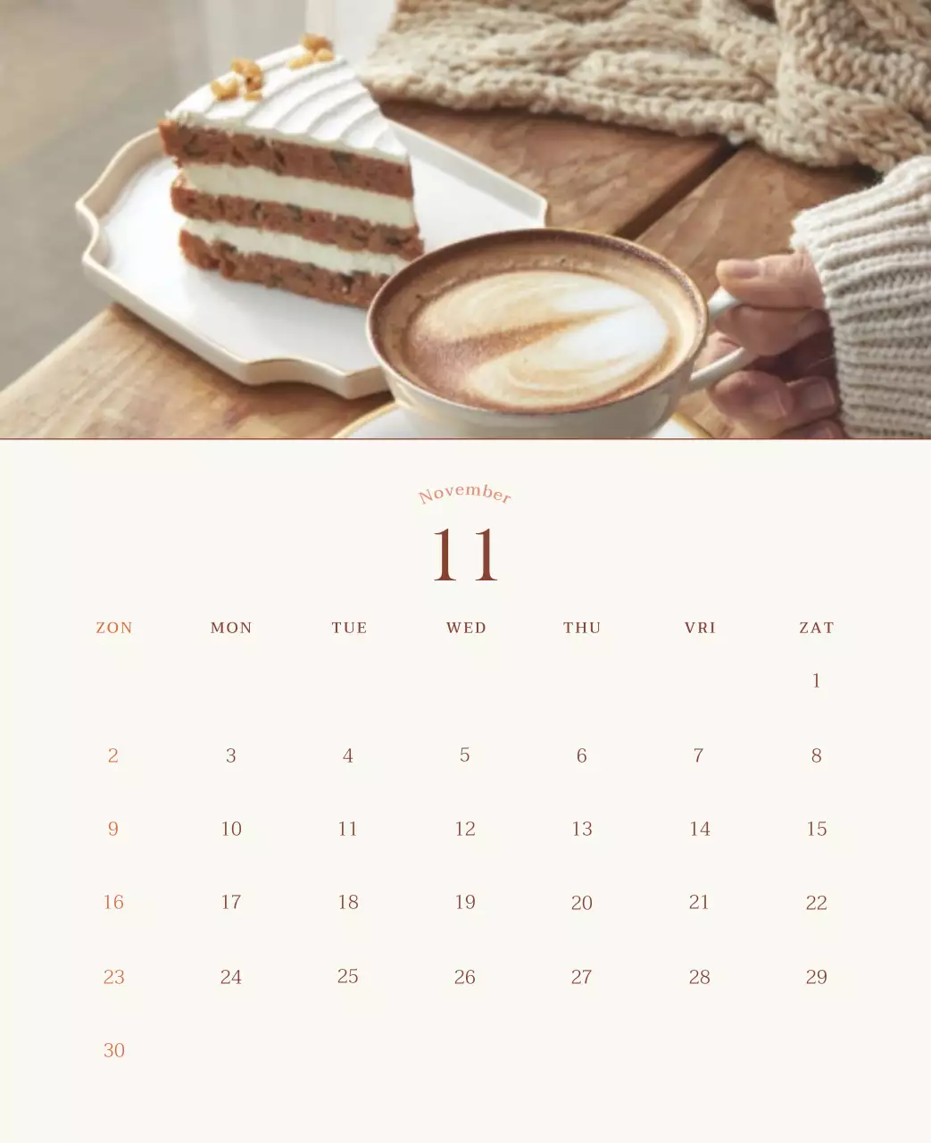 Promoot Beige Vintage Café