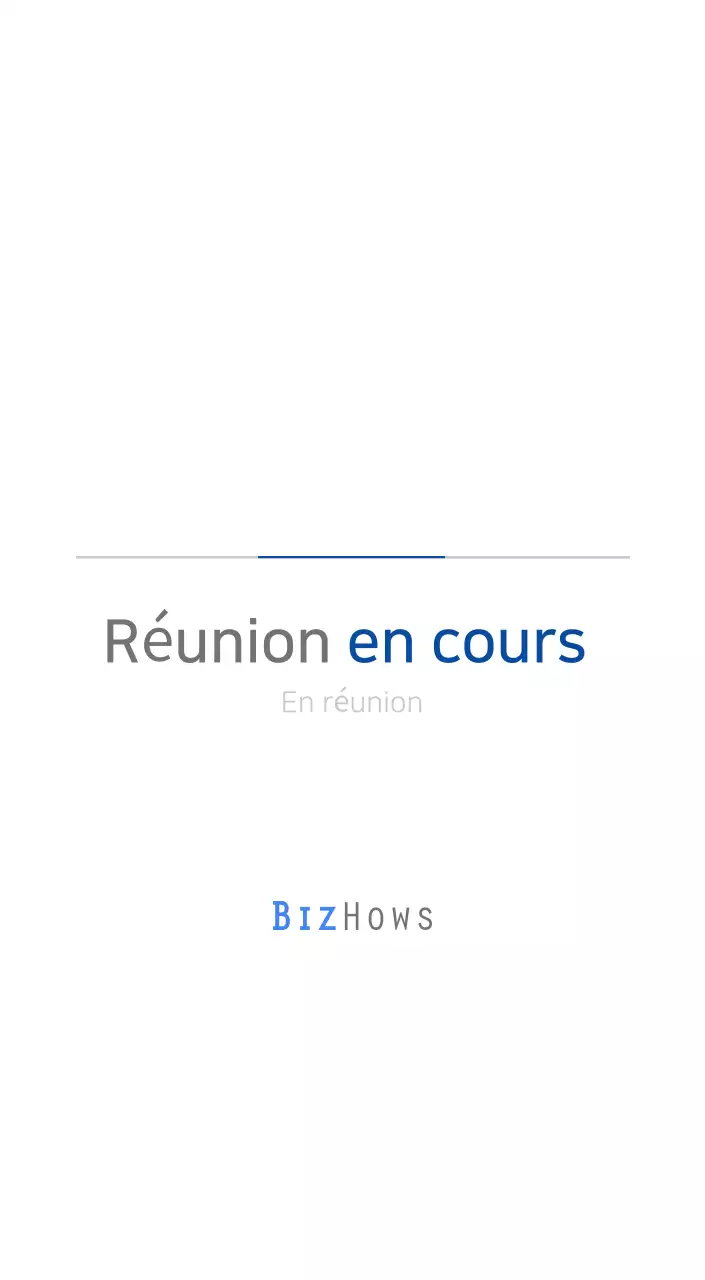 Calendrier minimaliste bleu