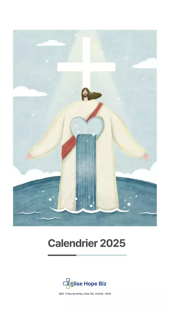 Illustration pastel de l'église