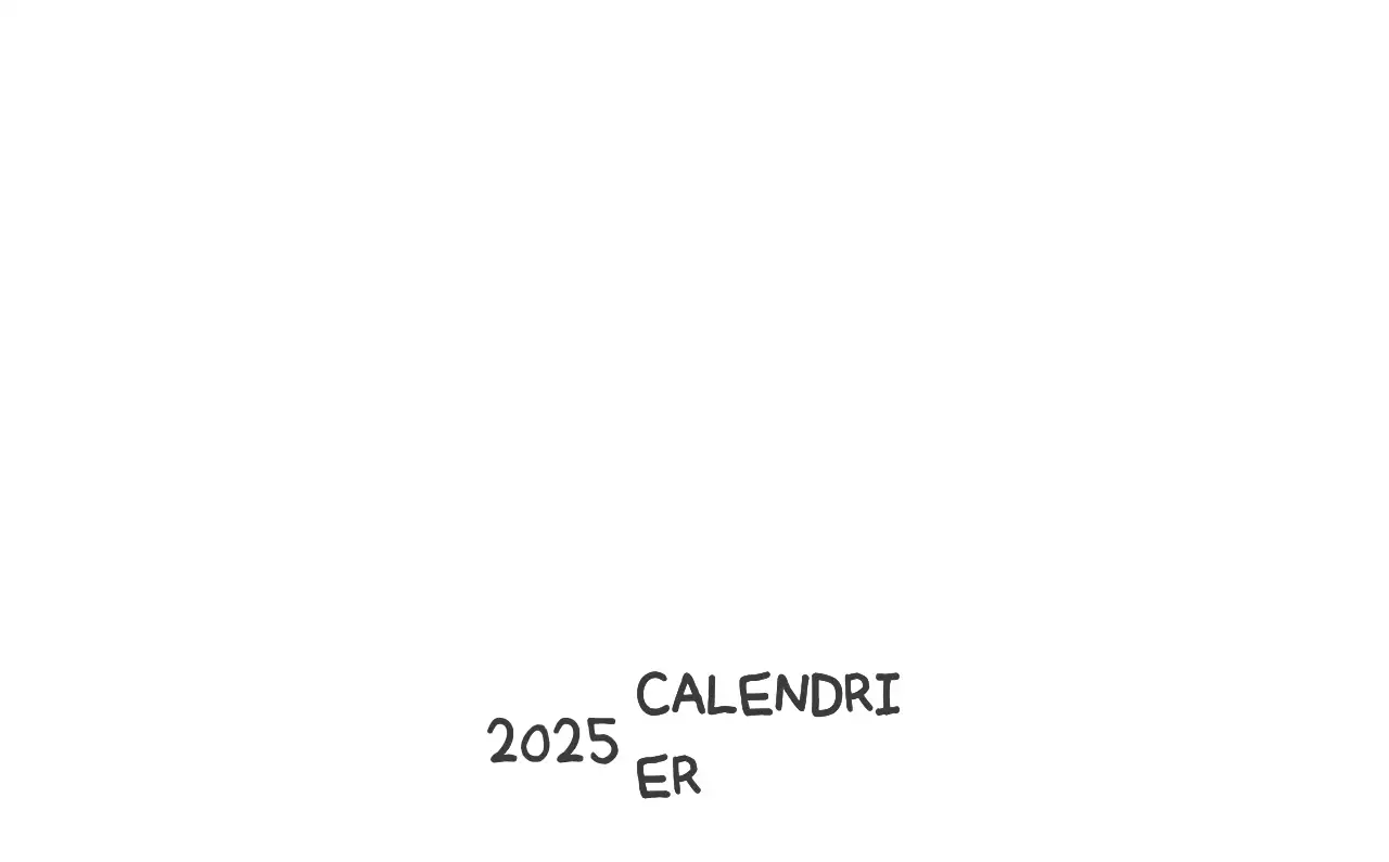 Un calendrier avec un concept d'illustration Ago mignon