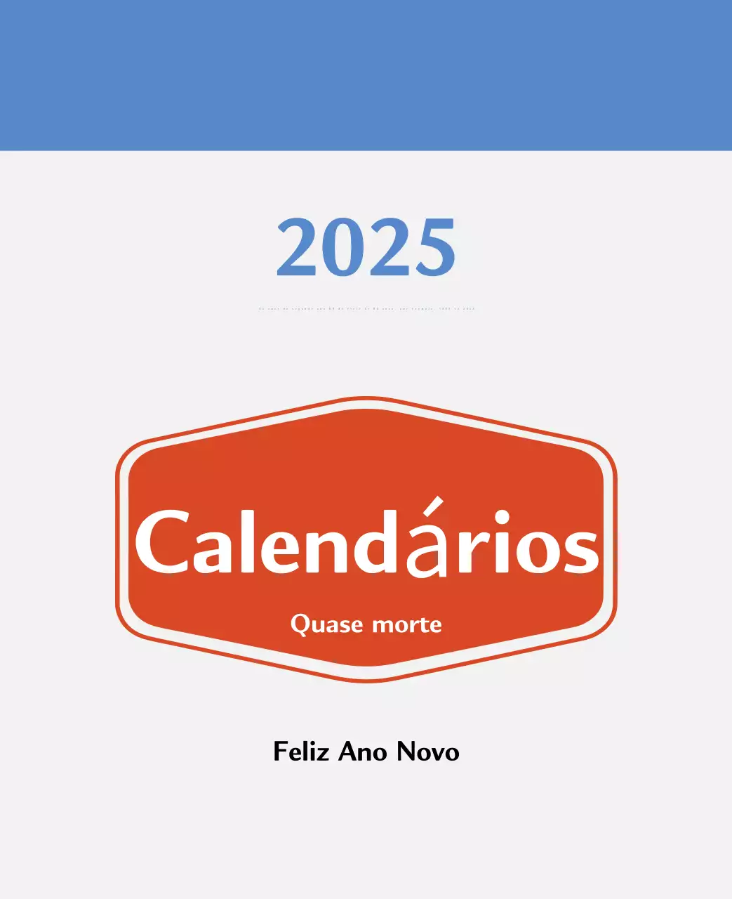 Calendário de memória com conceito retro em vermelho