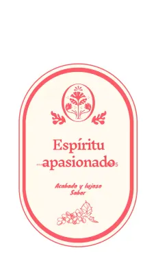 Logotipo rojo de diseño vintage