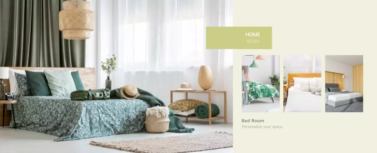 Beige Minimalist Interior Calendar