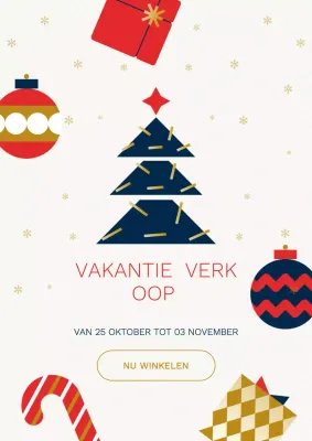 rode moderne vakantie promotie