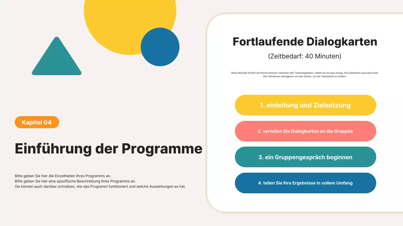 Beige Modern Über uns Beschreibung