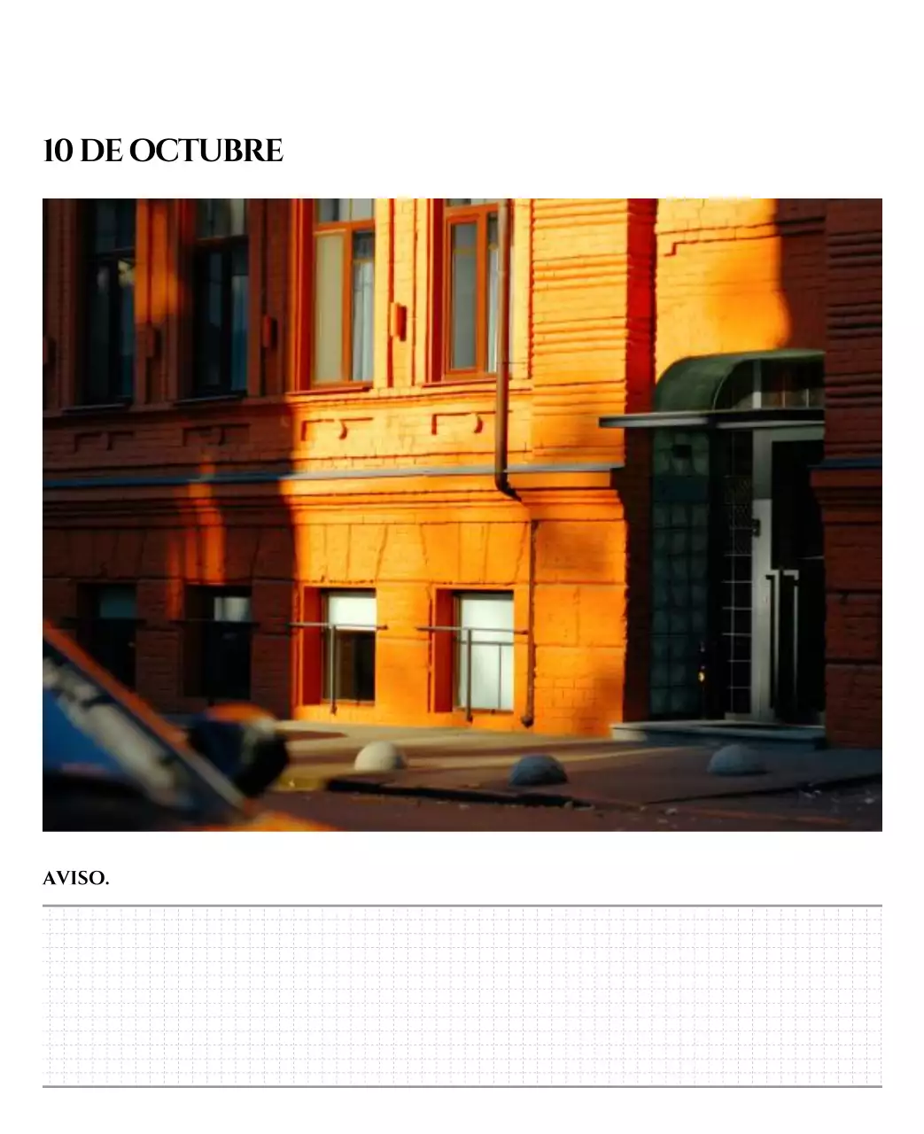 Calendario sencillo con concepto de fotografía de viaje emocional en blanco y negro