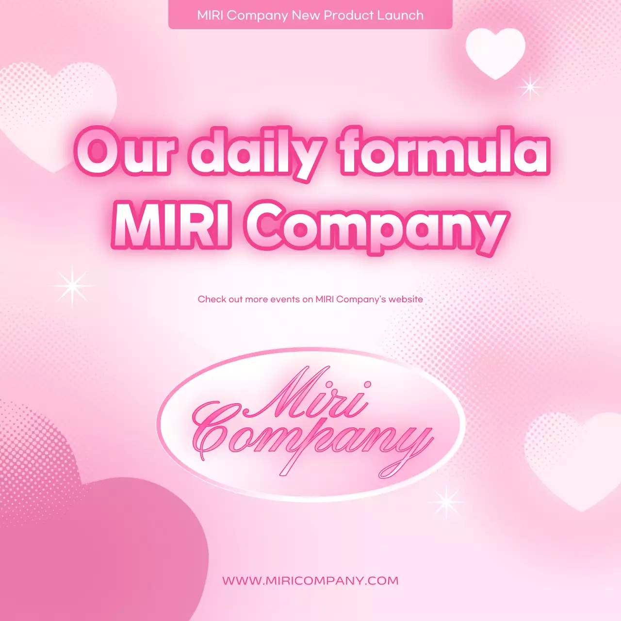 Pink Trendy Event Promotion Instagram Carousel